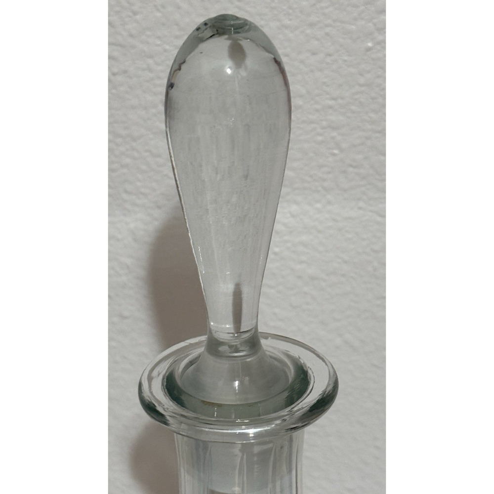 Vintage Toscany Handblown Iridescent Decanter Genie Bottle With Stopper 15" - Picture 9 of 16